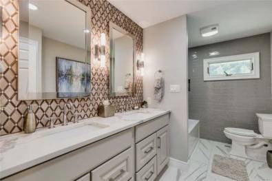 A fine bathroom vanity