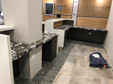 Quartz reception area