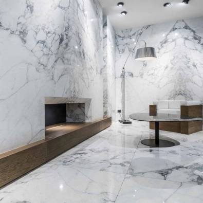 White Marble Lobby