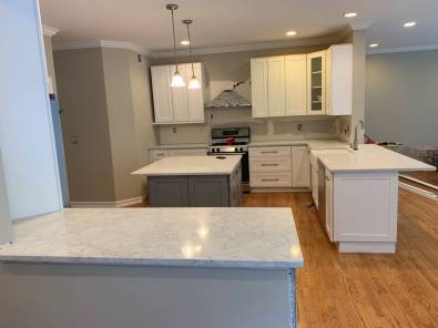 White Quartz Kitchen